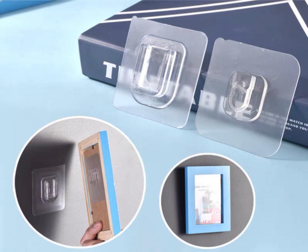 معلق لاصق شفاف قطعتين