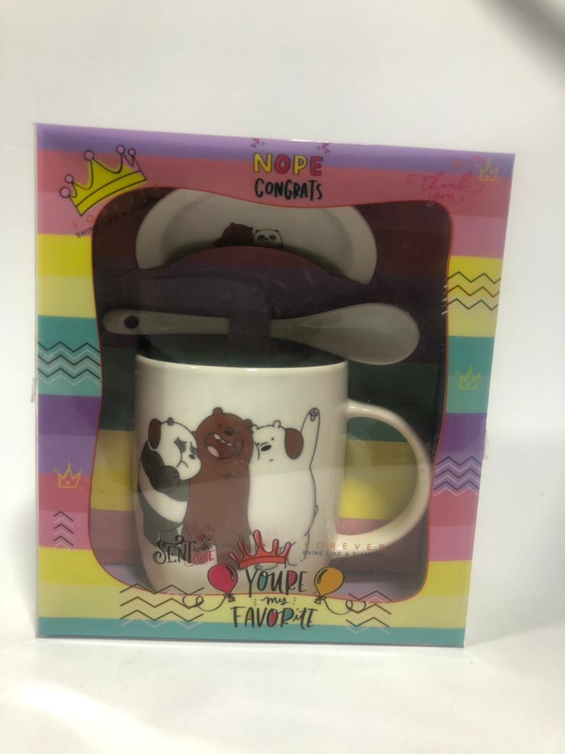 كوب قهوة سيراميك الدببة الثلاثة 4490