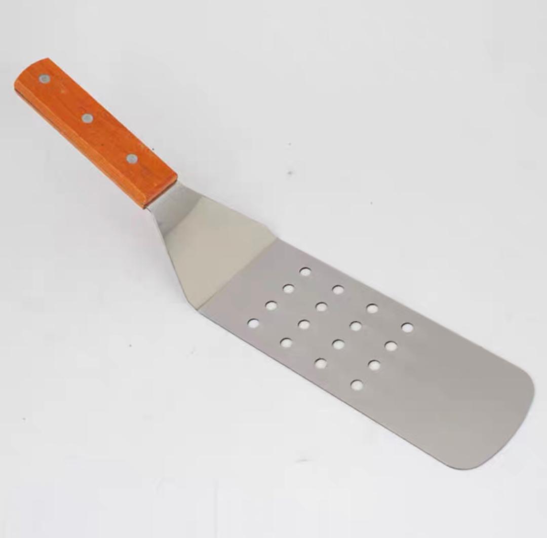 ملعقة خبزاستيل طويل يد خشب