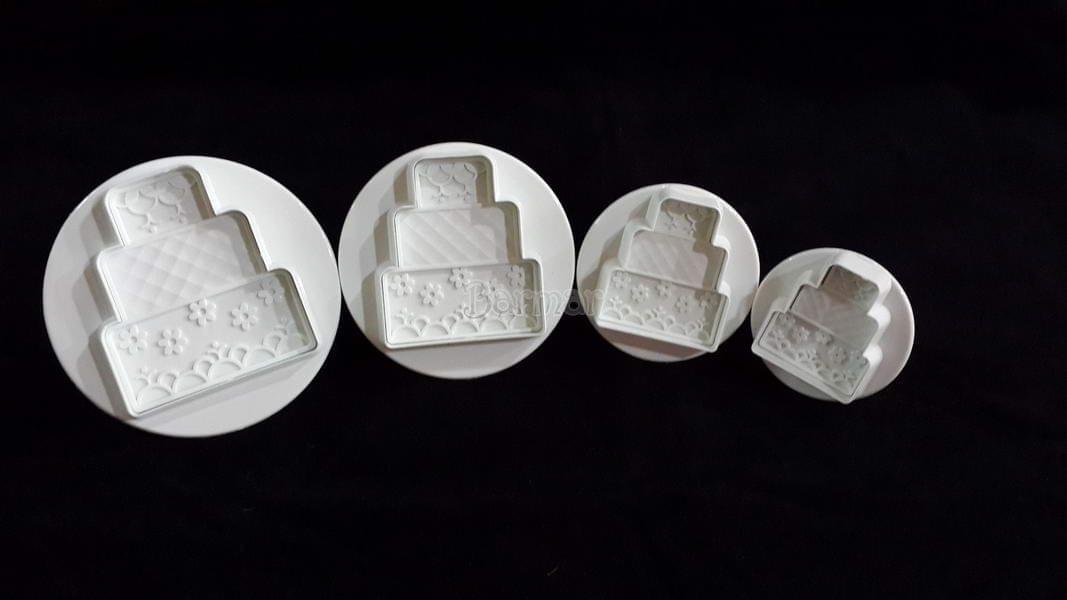 طباعات كعك ابو 4 شكل ترته  ZN2064