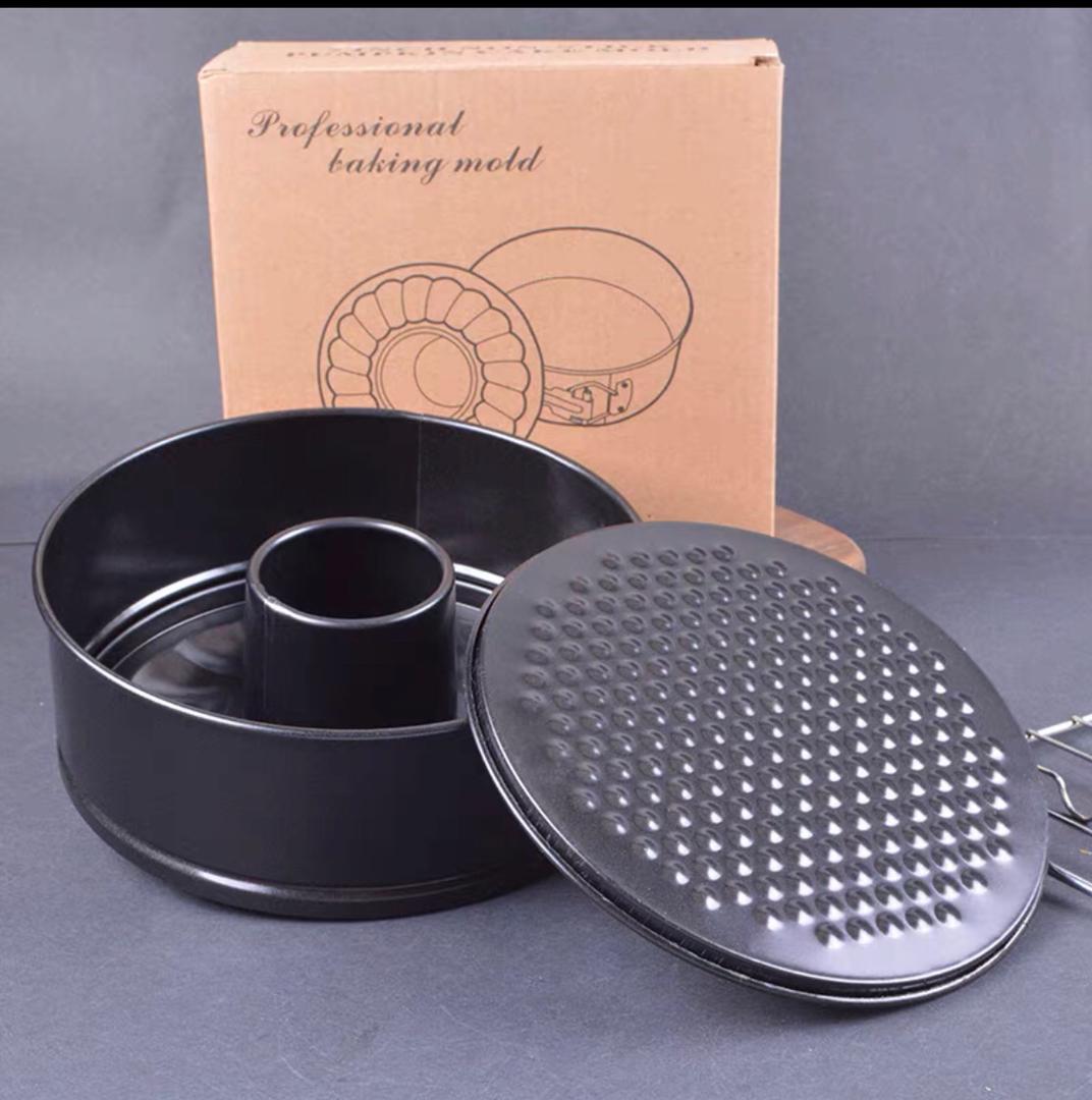 قالب كيك تيفال مدور نافورة فتحة بقفل صغير