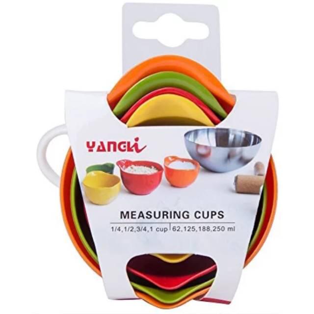 اكواب مقادير مدور 4 قطع 100800