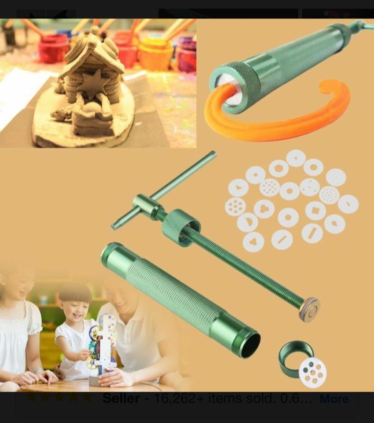 مسدس عجينة سكر حديد  507