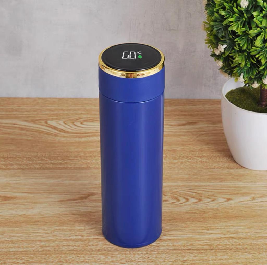 حافظة مشروبات ستيل مع شاشة درجة الحرارة