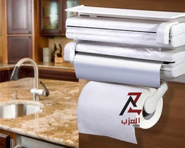 ستاند مناديل وقصدير ونايلون - ثلاثي