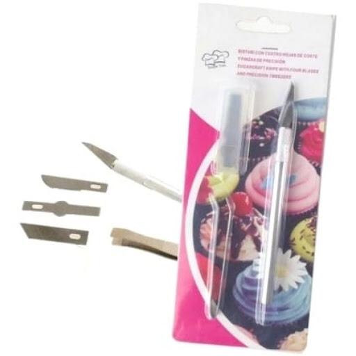 مشرط عجينة سكر مع قصاصة  2529