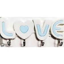 علاقي ملابس جدار لاصق 2046 LOVE