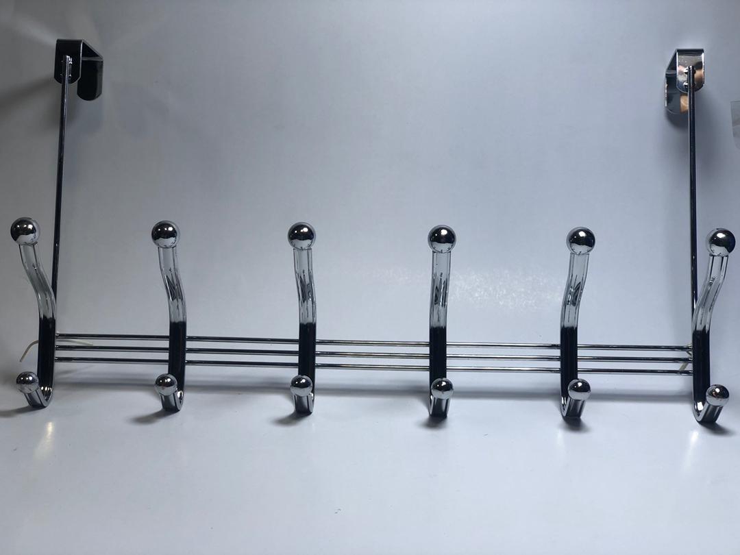 تعليقة ملابس خلف ابواب فضي 6 هوك AFI-898