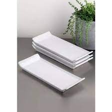 صحن تقديم سيراميك مسطح 14سم*34سم  CKR 3082