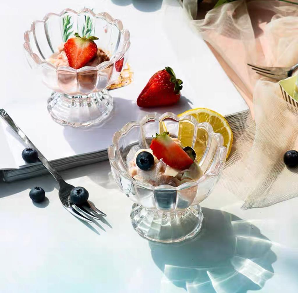 مطايب حلئ زجاج - جلاس -6 قطع  F-90