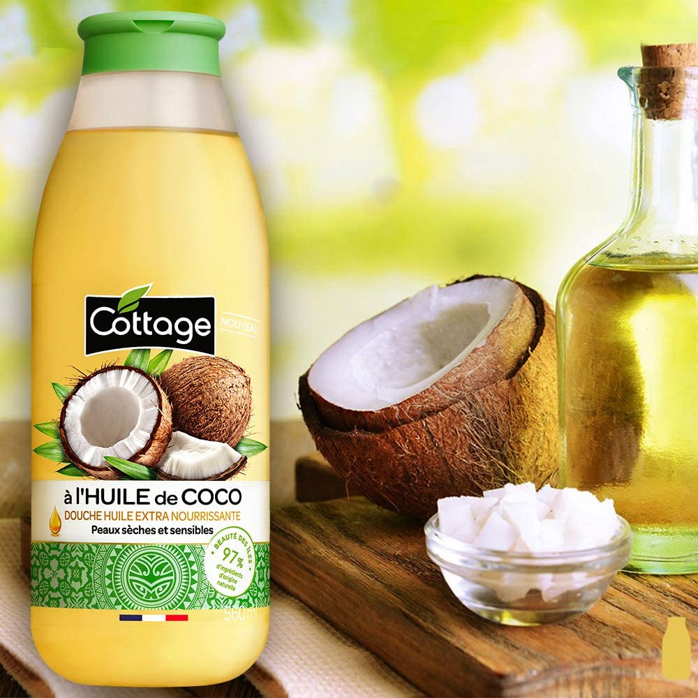 جل استحمام بعناية زيت جوز الهند كوتاج 560 مل