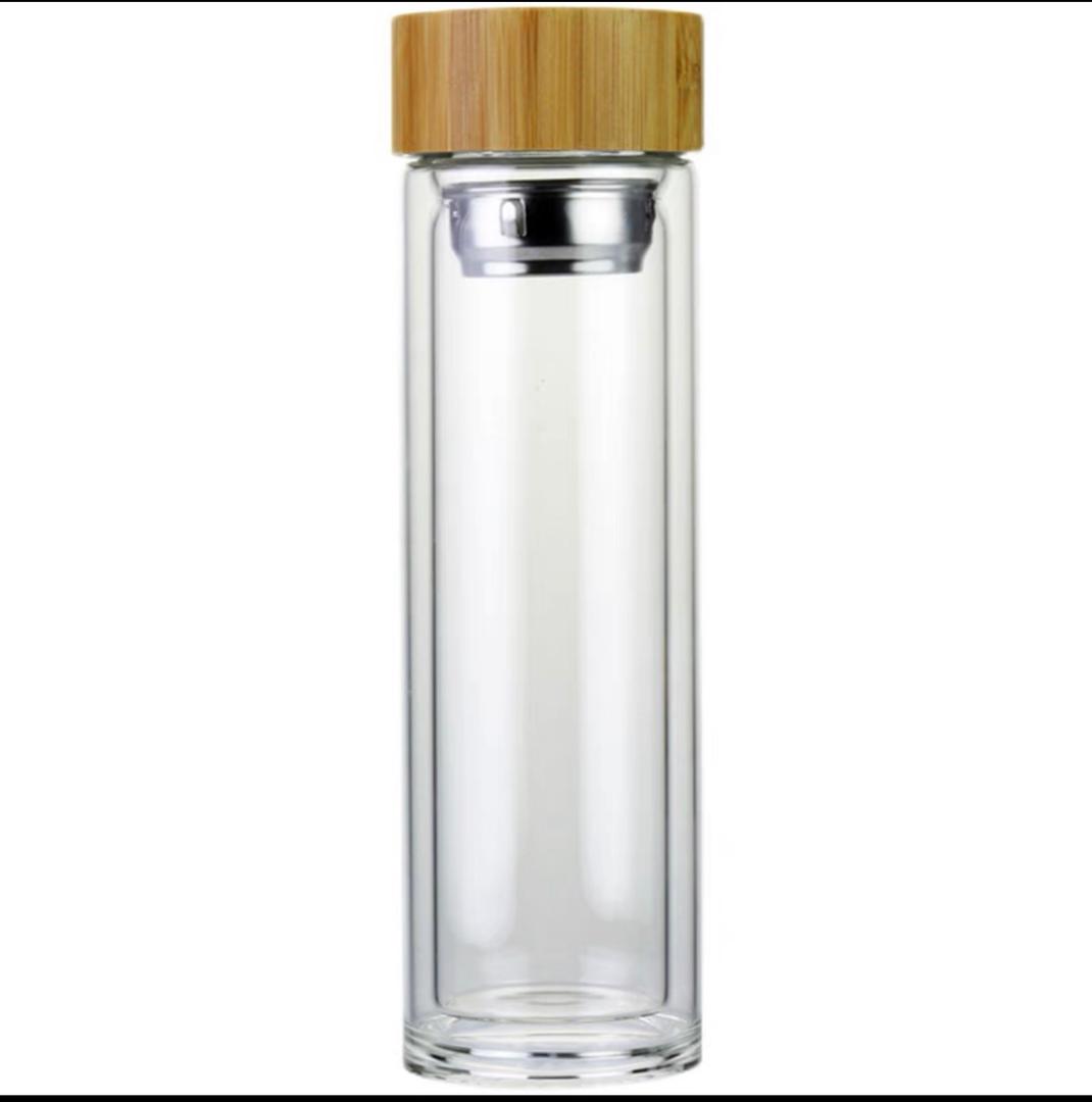 زمزمية زجاج مشن غطاء خشبي  AZ-261