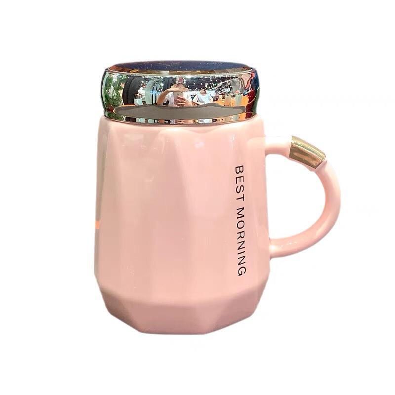 كوب مشروبات سيراميك فضي مراية AFI-970