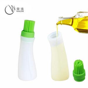 علبة مزاز زيت+فرشة سليكون