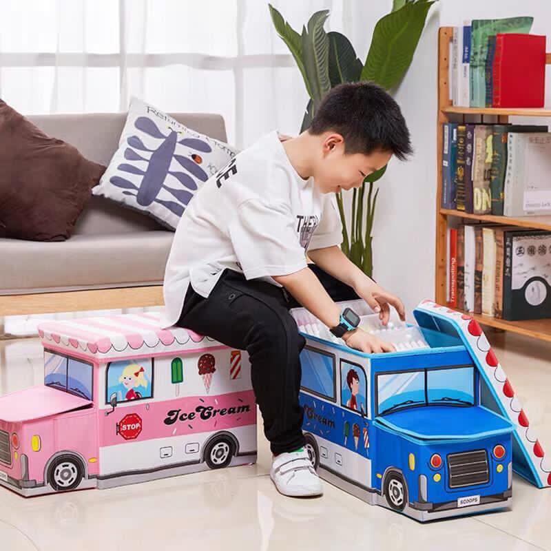 صندوق تخزين شكل باص