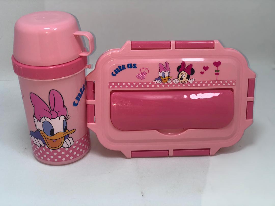 زمزمية مع لنش بوكس +ملعقة دزني  PP-580