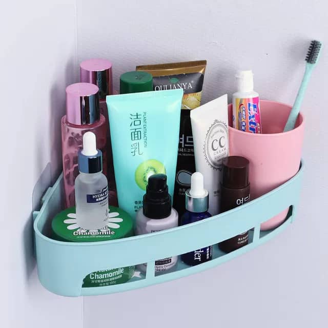 رف زاوية بلاستيك مع لاصق جدار  EMA-5753