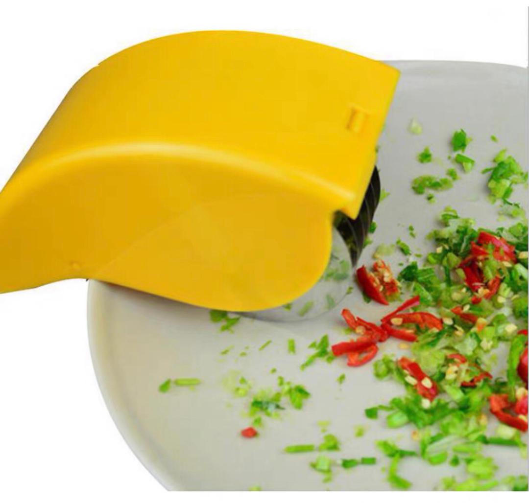 قطاعة خضار عجلة سكاكين مسكة بلاستيك