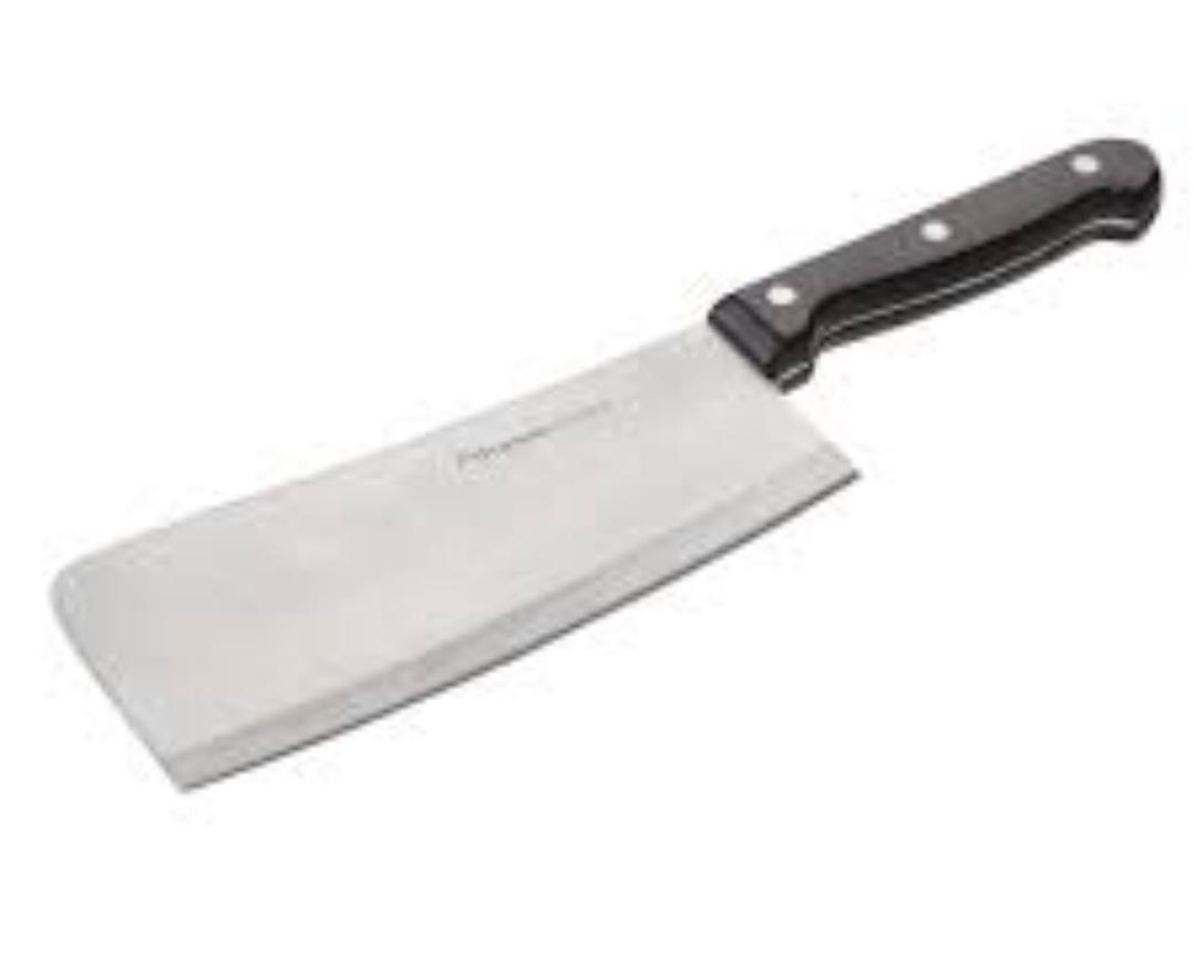 ساطور ستيل الطباخ يد اسود K-497