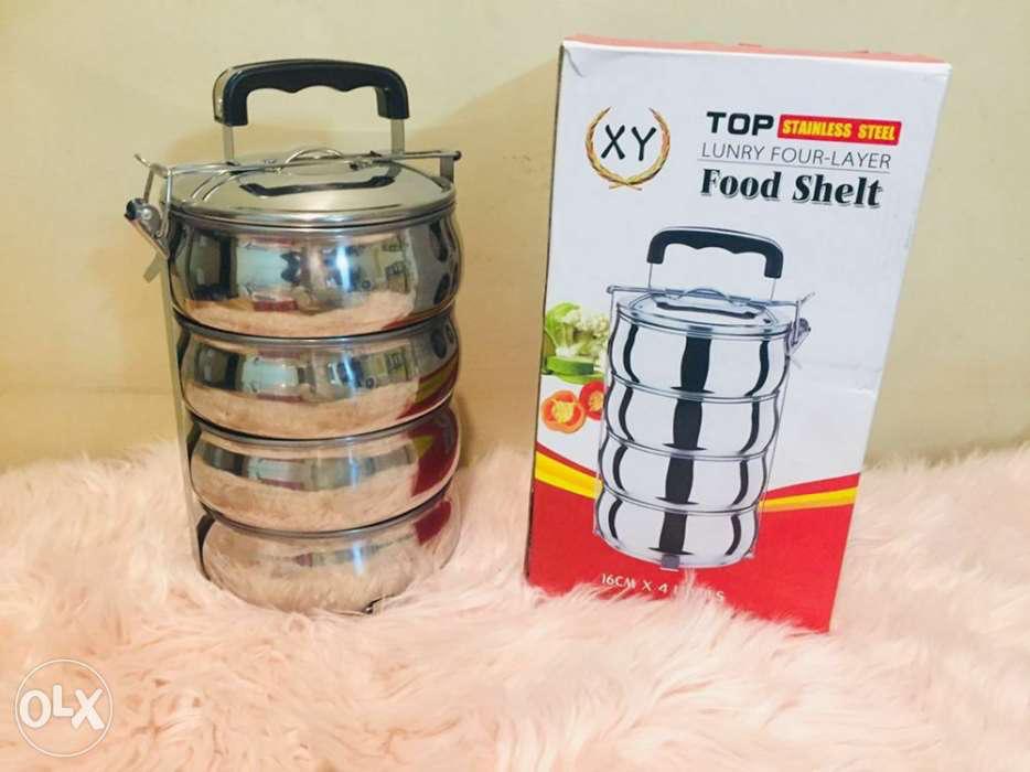 سفرطاس ستيل مبروم 4 طابق*14 سم YB-688