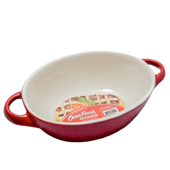 صحن فرن سيراميك بيضاوي 31 سم  2-1030