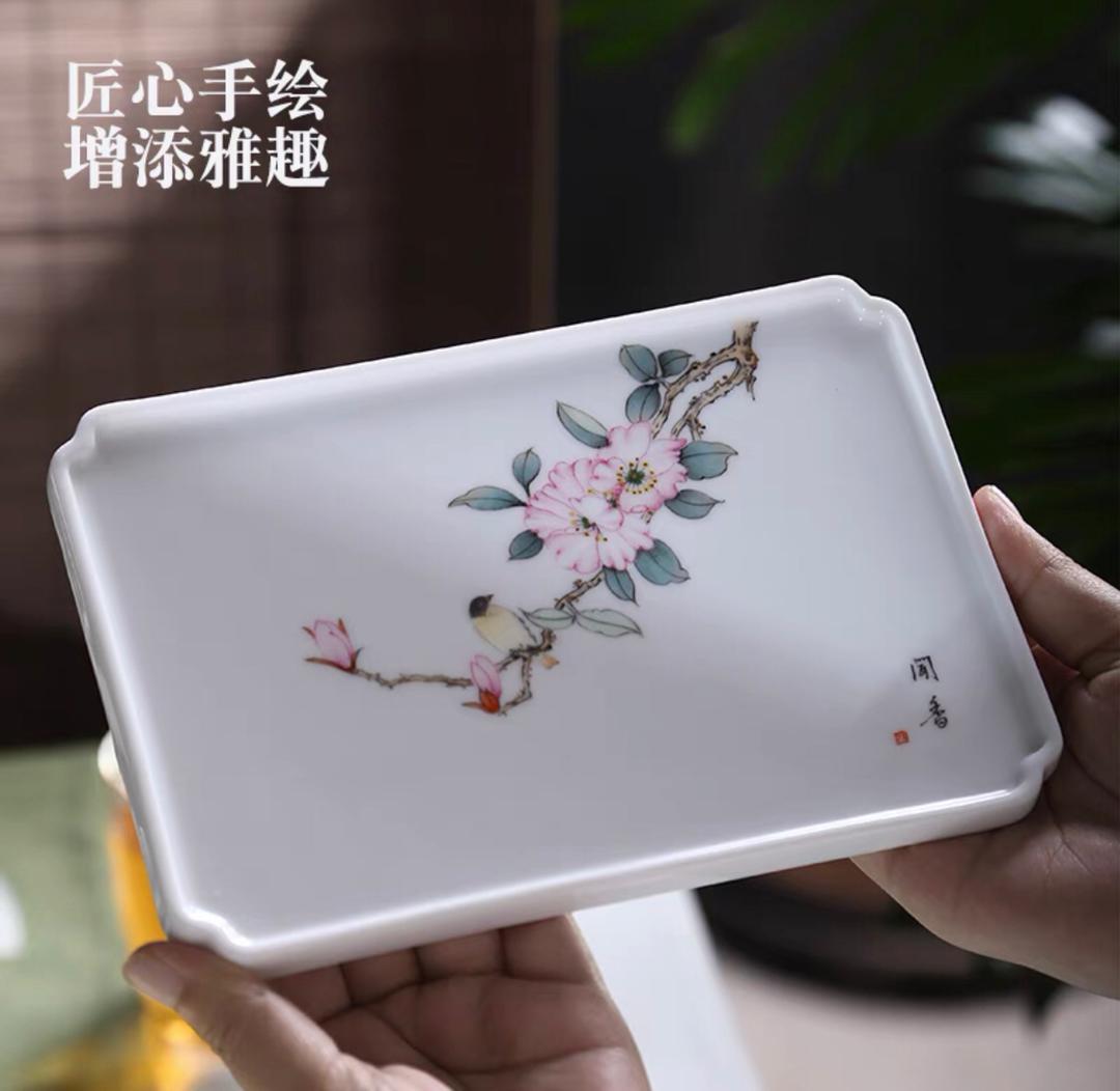 صحن تقديم ميلامين مستطيل وسط  4277