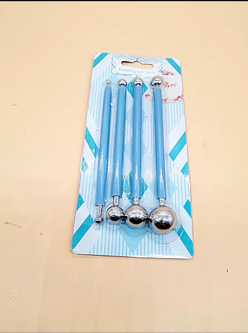 اقلام تزيين عجينة السكر ستيل 4 قطع