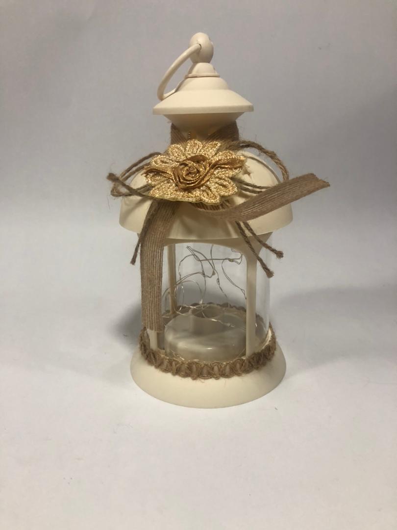 فانوس رمضان مدور مع وردة ABS-8341