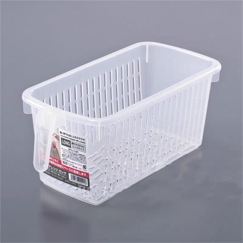 شلف ثلاجة للفواكه بلاستيك شفاف بيد AZ-639