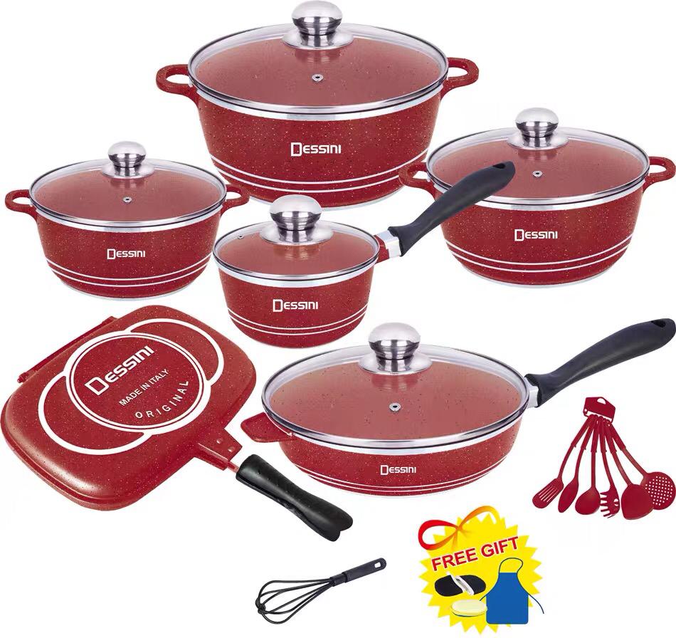 طقم قدور جرانيت دزني*23 قطعة