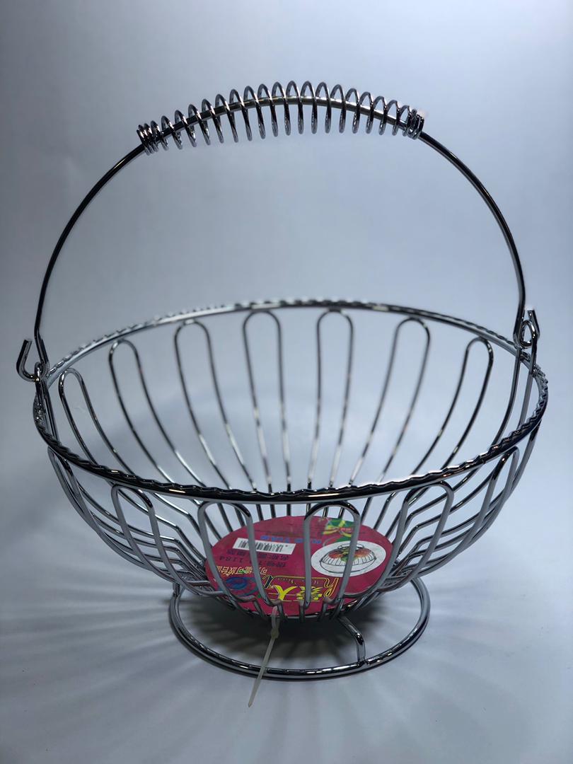 سلة فواكة استيل دوائر مع قاعدة  YB-1545 TQ-1184