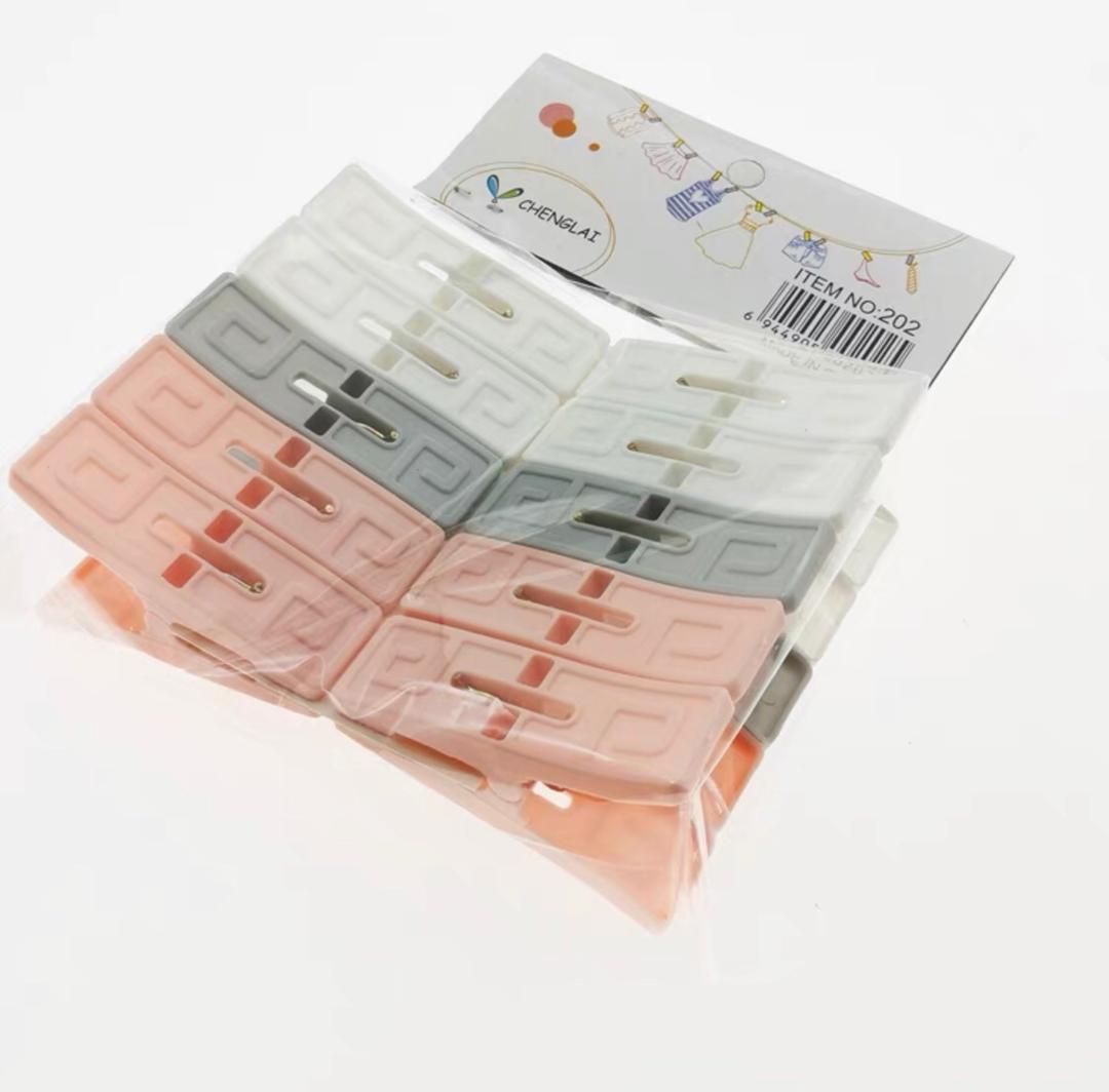 مشابك غسيل ملون طقم 10 قطع HK-196