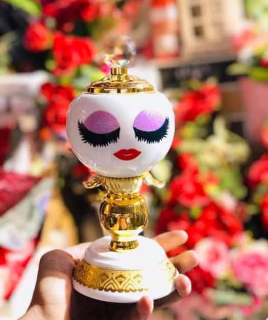 مبخرة سيراميك عيون قاعدة حديد