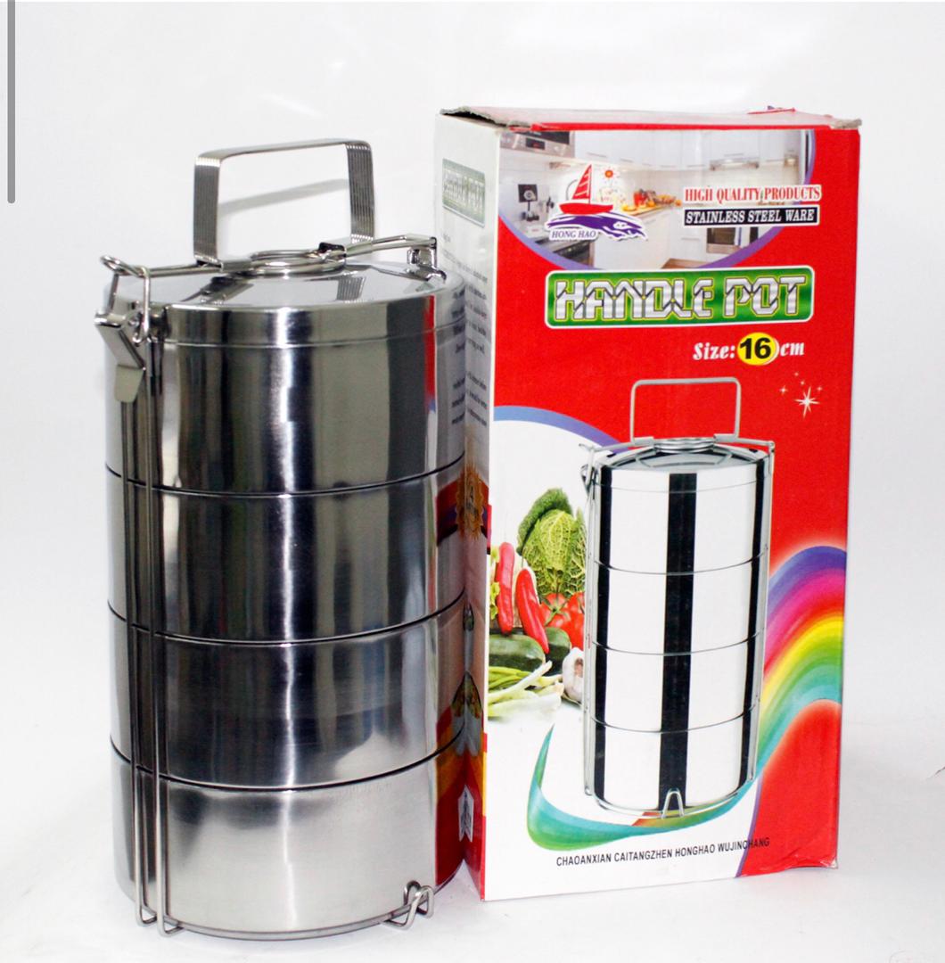 سفرطاس ستيل 3 طوابق ثقيل 3*16 سم  YB-692