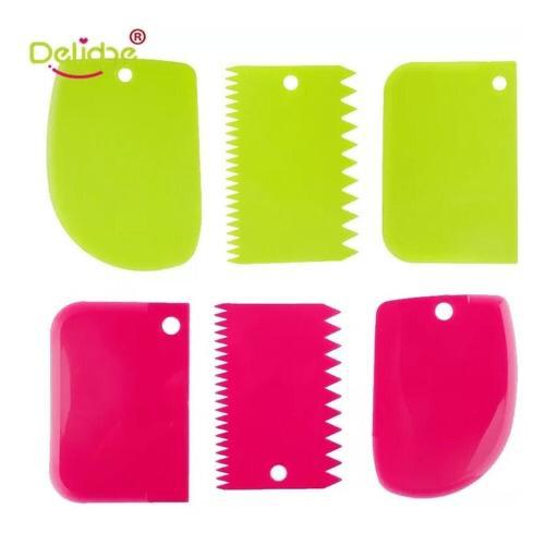 ملاسات كريمة بلاسيتك ملون *3 قطع