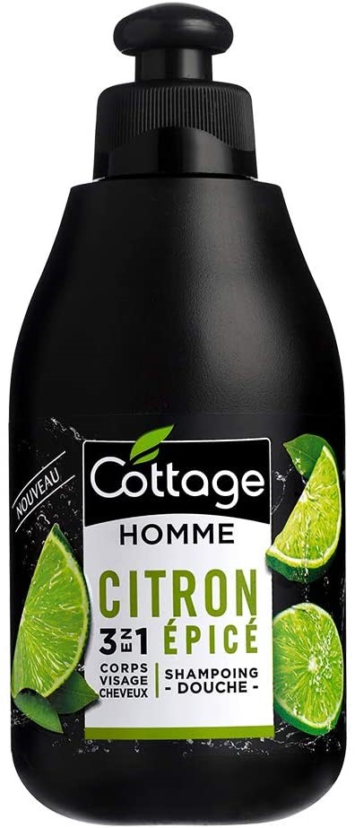 شامبو وجل استحمام 3*1 للرجال نكهة الليمون كوتاج 250 مل