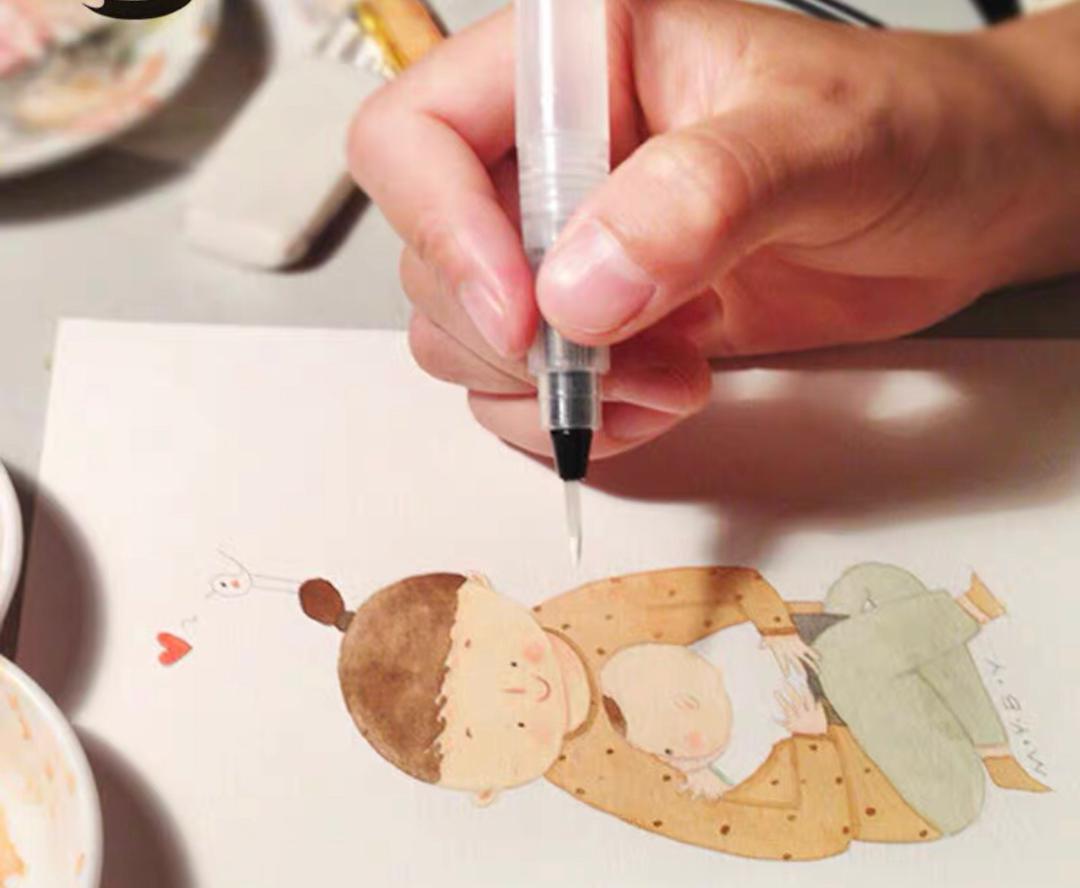 قلم ماء لتلوين الترتة AB-630