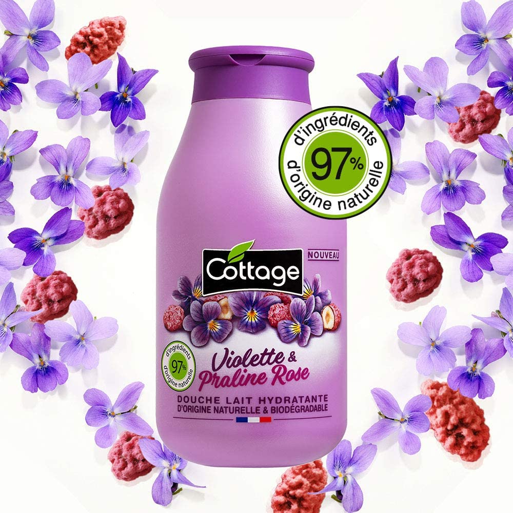 جل استحمام فايوليت وحلوى البرالين كوتاج 250 مل